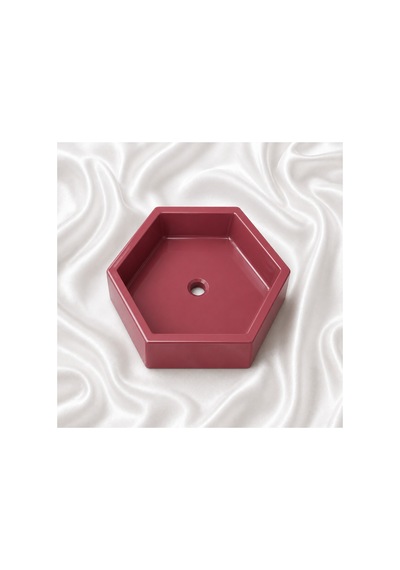 Lavabo Tezgah Üstü Lavabo Banyo Tuvalet Lavabosu Bordo-açık Bordo Bordo-açık Bordo
