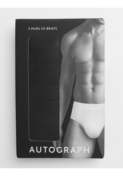 Marks & Spencer 3'lü Supima Brief Boxer Seti T14005307a Siyah