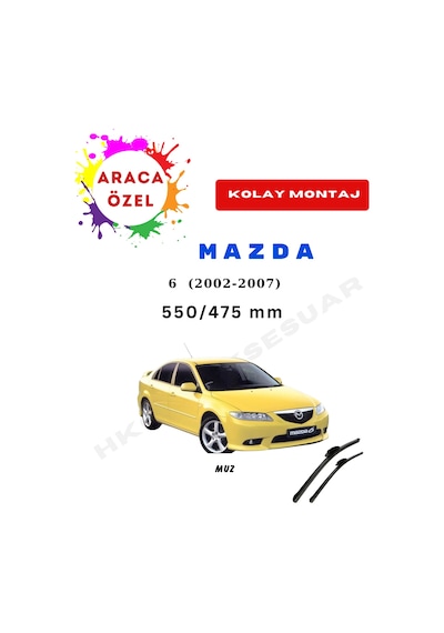 Mazda 6 Silecek 2002-2007