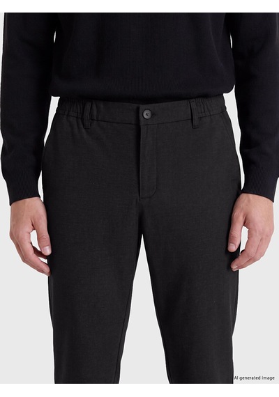 Lcw Vision Siyah Regular Fit Gabardin Erkek Pantolon