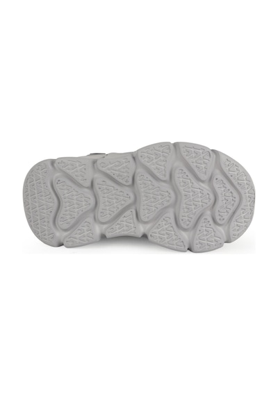 Pepino 2374 Ayakkabı P Çocuk Esnek Çorap Boğazlı Pratik Slip On Çentikli Taban Spor Bot Gri