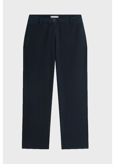 Tommy Hilfiger Pamuklu Slim Fit Yüksek Bel Pantolon Bayan Pantolon Ww0ww49647 C1g Lacivert Tommy Hilfiger Pamuklu Slim Fit Yüksek Bel Pantolon Bayan Pantolon Ww0ww49647 C1g Lacivert