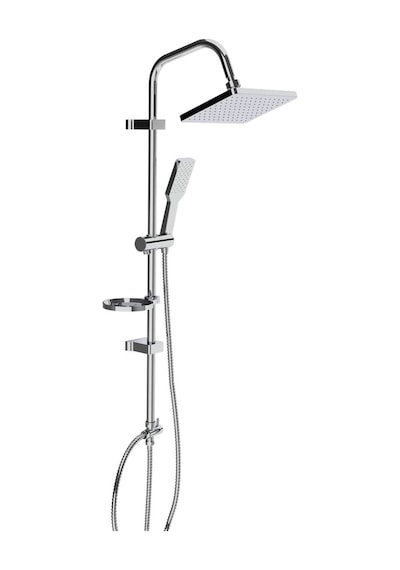 Creavit SH630 Tepe Duş Sistemi Kendinden Temizleyicili (Kare) Krom
