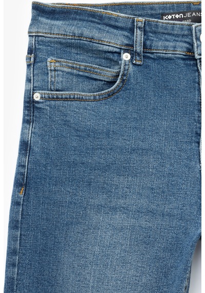 Koton Normal Bel Cepli Pamuklu Slim Fit Jean Pantolon - Brad Jean Orta İndigo 7wam40008nd Koton Normal Bel Cepli Pamuklu Slim Fit Jean Pantolon - Brad Jean Orta İndigo 7wam40008nd