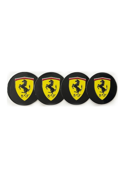 Jant Logosu Jant Göbeği Arması Sticker Amblem Ferrari 4 Adet 67mm