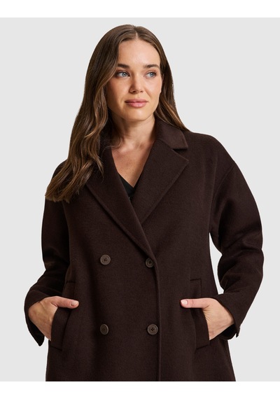 Pierre Cardin Kahverengi Yün Karışımlı Kaşe Kaban 50333158-vr029