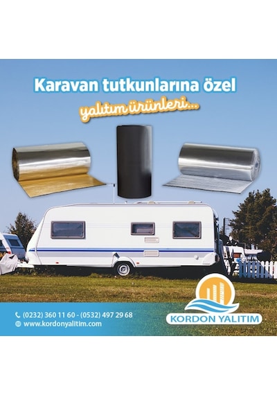 Ses Isı Yalıtım Folyolu Yapışkanlı Kauçuk