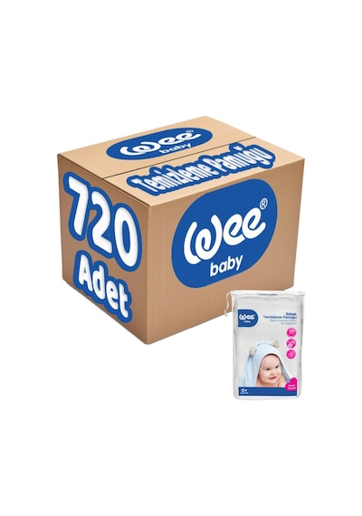 Wee Baby Bebek Temizleme Pamuğu 12 x 60'lı