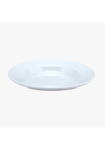 6 Ad Serving Slate Merid Arya Beyaz Melamin Servis Tabak 17 Cm