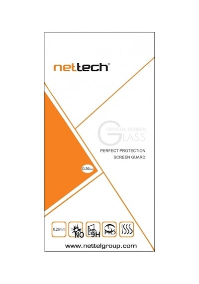 Samsung Uyumlu Galaxy A7 2018 Sm-A750F Için Nettech 0.3 Mm Cam Ekran Kor