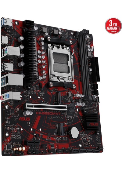 Asus Ex-b650m-v7 Amd Am5 Ddr5 Micro Atx