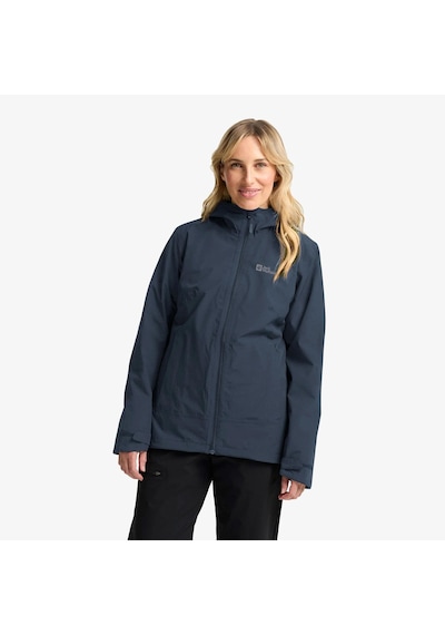 Jack Wolfskin Moonrise 3in1 Kadın Mont C-jac115621b30c04 Lacivert