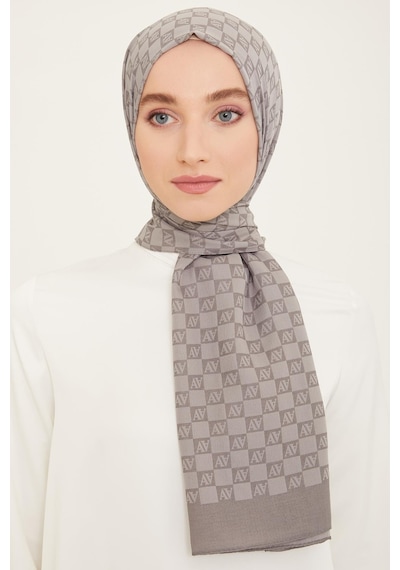 Armine Trend Ultra Light Şal - 18 - Gri 24033 Açık Mavi