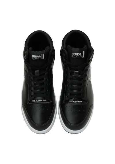 U.s. Polo Assn. Orıon Siyah Erkek High Sneaker Siyah Beyaz