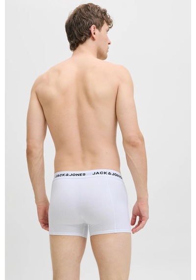 Jack & Jones Erkek Boxer 12285371 Siyah-beyaz-gri Siyah-beyaz-gri