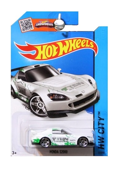 Hot Wheels Honda S2000 1/64 T-teın Beyaz - Gümüş