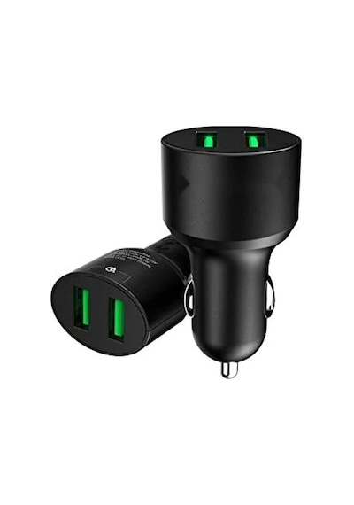 Çift Usb Çıkışlı Hızlı Araç Şarj Cihazı