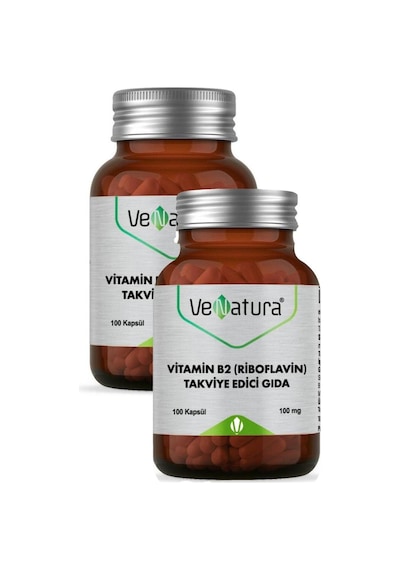 Venatura Vitamin B2 Riboflavin 2 x 100 Kapsül