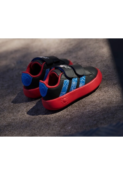 Adidas Grand Court Spider-man Cf I Bebek Günlük Ayakkabı Jq7828 Siyah Siyah