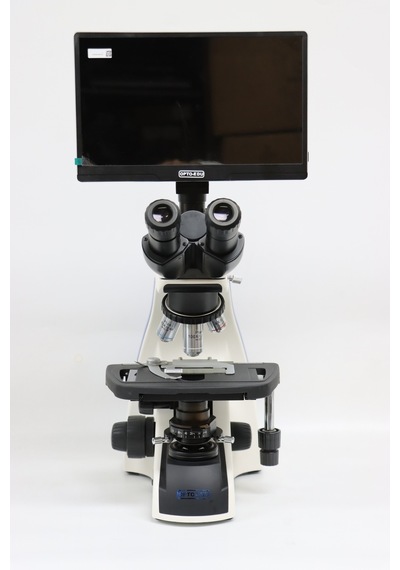 Ece Opto-edu Laboratuvar Araştırma Mikroskobu Trinoküler 2000x Infinity Plan Optik Sistem Ve Lcd Ekranlı Mikroskop Kamerası Alüminyum Bavulda