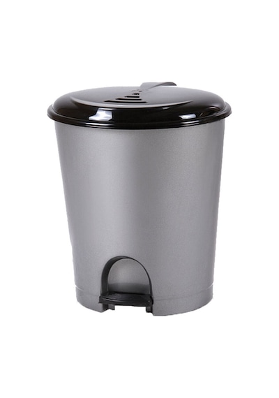 Plastik Pedallı Basmalı Kapaklı 50 Litre İç Kovalı Çöp Kutusu Kov
