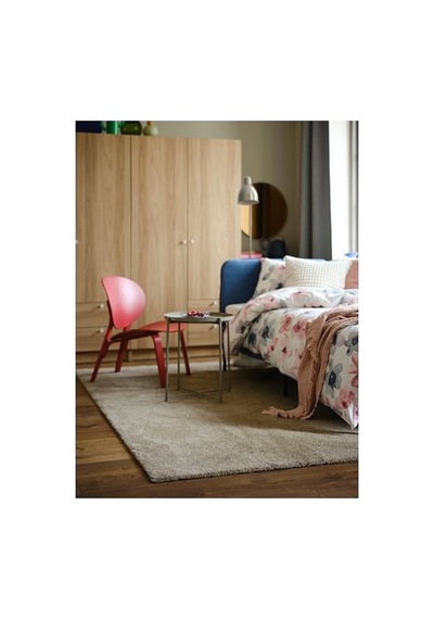 Ikea Stoense Büyük Halı, Kırık Beyaz, 133x195 Cm, Dikdörtgen