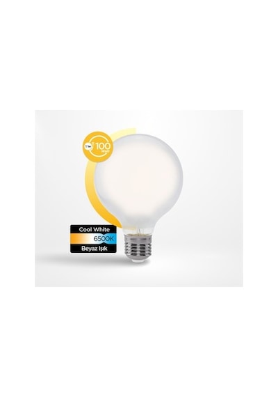11w 1521lm 6500k Filament Ampul, E27 Duy