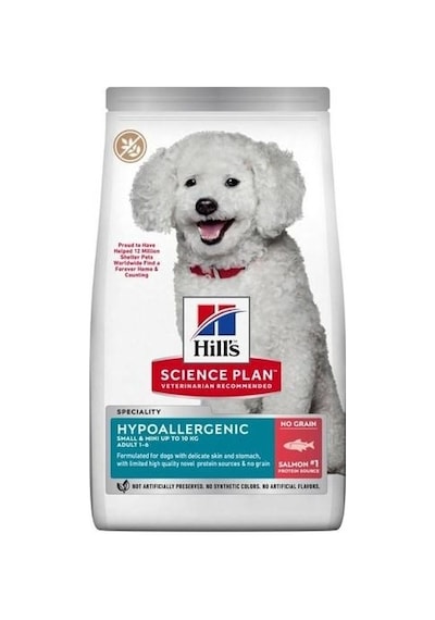 Hill's Hypo-Allergenic Somonlu Küçük Irk Yetişkin Köpek Maması 1500 G