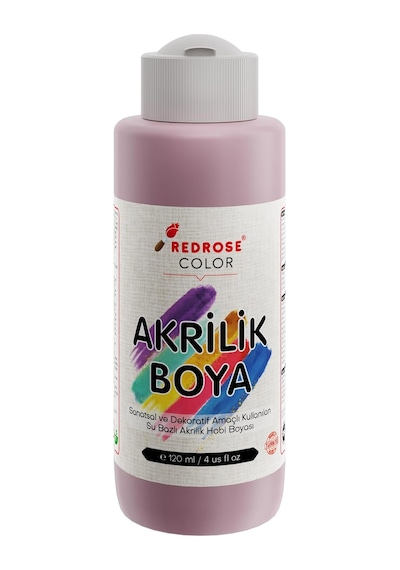 Açık Pembe Akrilik Boya 120 Ml