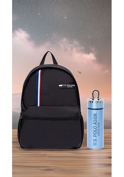 U.s. Polo. Assn. Unisex Okul Çanta Seti Plset2513325018 Siyah