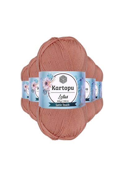 5 Adet Lotus Bikini Büstiyer Bluz Örgü İpi K103 Pişmiş Ayva