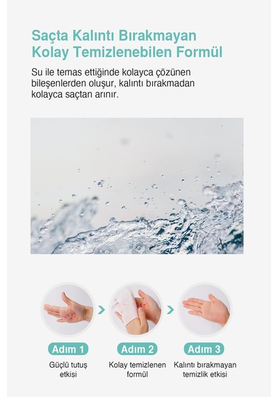Çocuklara Özel, Hindistan Cevizi Yağı İçerikli, Güçlü Saç Şekillendirici Dashu Kids Coconut Hard Wax