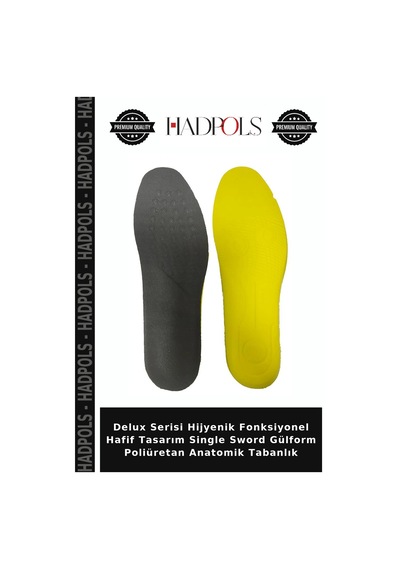 Hadpols Delux Serisi Hijyenik Fonksiyonel Hafif Tasarım Single Sword Gülform Poliüretan Anatomik Tabanlık Çok Renkli
