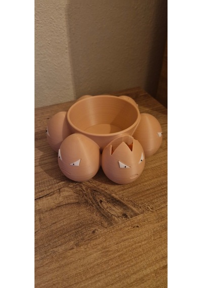 Exeggcute Pokemon Figür Kase Şeklinde