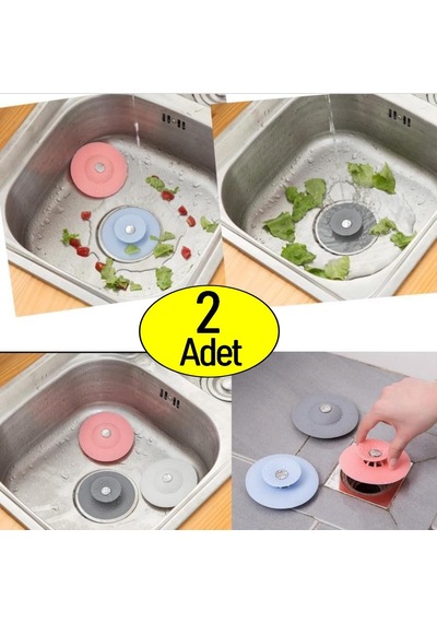 2 Li Lavabo Tıkacı Lavabo Ve Küvet Tıkacı Süzgeç 2 Adet Birden La