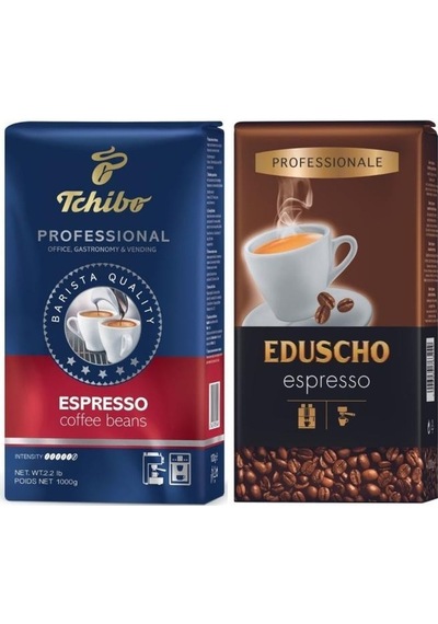 Tchibo Profesional Espresso Çekirdek Kahve 1 KG + Tchibo Eduscho Espresso Profesional Çekirdek Kahve 1 KG
