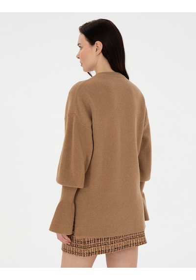 Pierre Cardin Kadın Camel Kazak /triko 50296484-vr015 CAMEL