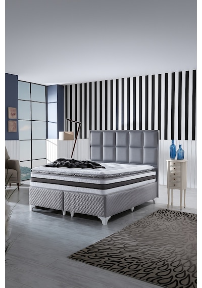 Royal Lux Bedding Şehrazat Pedli Paket Yaylı Yatak Tavşan Kumaş