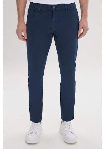 Ac&Co / Altınyıldız Classics Slim Fit Dar Kesim Pamuklu Esnek Chino Erkek Pantolon - Lacivert