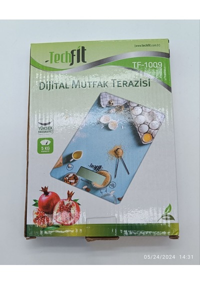 Tf-1009 Çilek Dijital Mutfak Terazisi Hassas Tartım