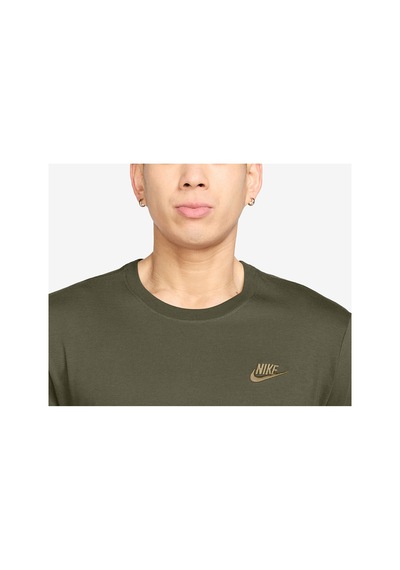 Nike M Nsw Club Tee Erkek Günlük Tişört Yesil Yesil