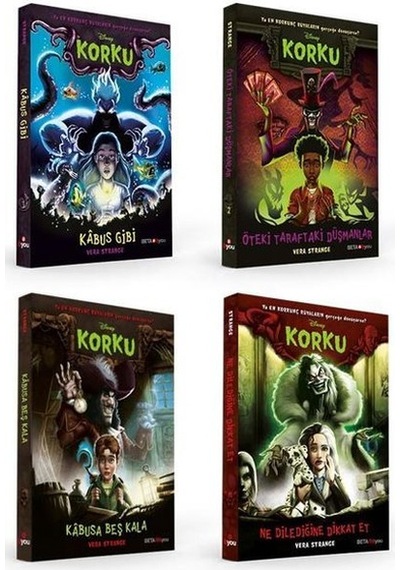 Disney Korku Serisi Seti - 4 Kitap Takım - Vera Strange - Beta Kids