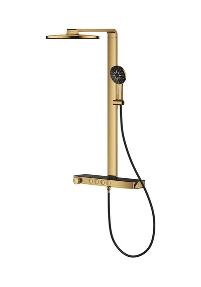 Rainshower Aqua Pure Duvara Monte Termostatlı Duş Sistemi - 100964gl00 Altın