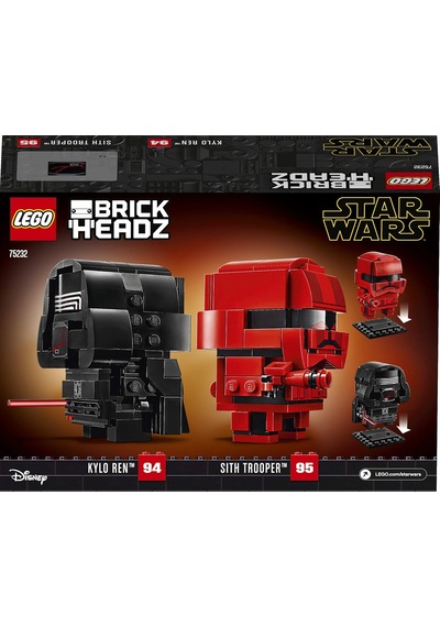 Lego 75232 Brickheadz Star Wars Kylo Ren & Sith Trooper