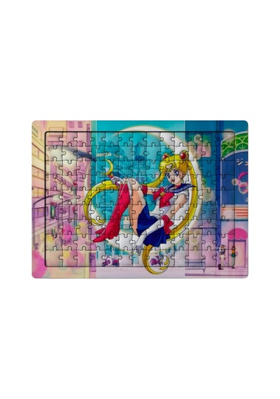 Ghostbastır Design Ay Savaşçısı 99 Parça Ayaklı Puzzle Dekoratif Çocuk Yapbozu 084