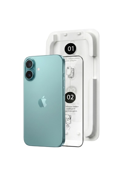 Fulltech Magicbox iPhone Uyumlu 16 Plus/ 15 Plus Premium Tempered Glass Aparatlı Ekran Koruyucu - Clear Fulltech Magicbox iPhone Uyumlu 16 Plus/ 15 Plus Premium Tempered Glass Aparatlı Ekran Koruyucu - Clear