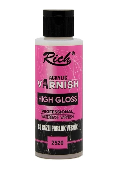 Rich Hıgh Gloss Su Bazlı Vernik Parlak 2520 120 Cc