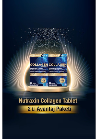 Nutraxin Collagen Hidrolize Kolajen 30 Tablet 2 Adet