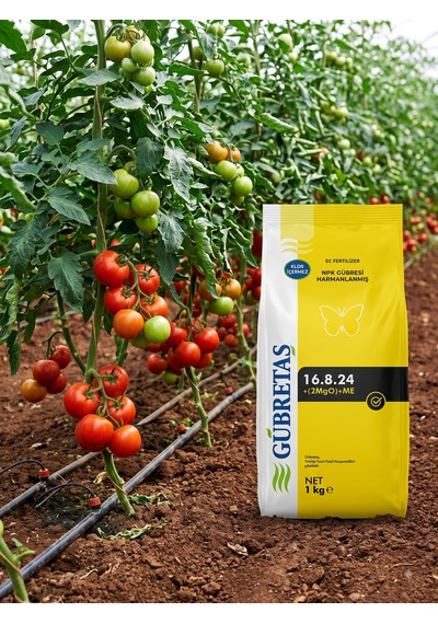 16.8.24+2mgo+me Yüksek Potasyumlu Meyve Büyütücü Toz Gübre - 1 Kg