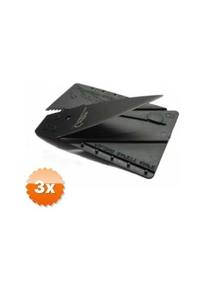 3 Adet Kredi Kartı Şeklinde Bıçak Cardsharp Kutulu